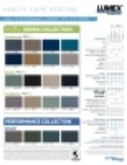 Lumex® Healthcare Seating Swatch Card